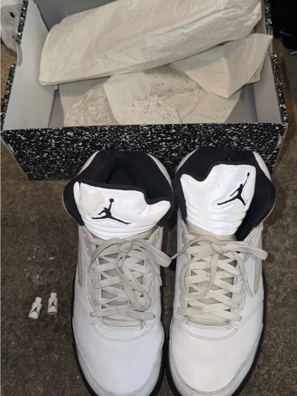 Jordan 5 Men’s “White and Black”